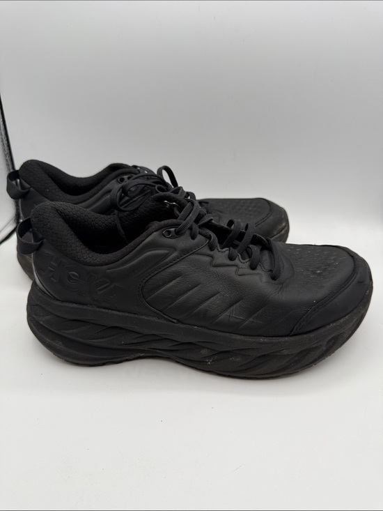 Hoka Other - Hoka BONDI SR work shoe Men's 8.5 Black Cushioned Road Running Shoes S14